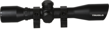 TruGlo Compact 4x 32mm 1" Tube Diamond Reticle Scope - Matte Black