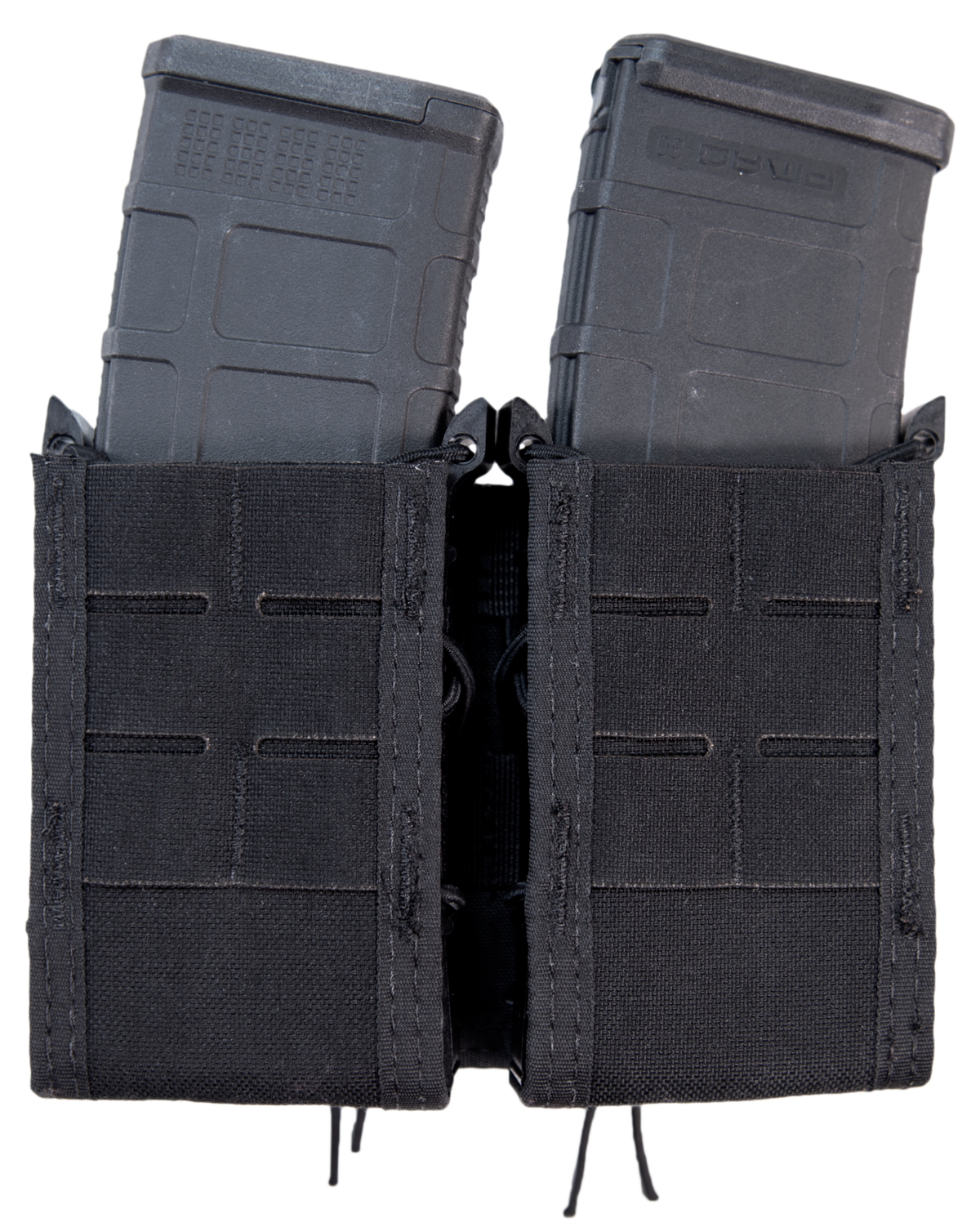 High Speed Gear TACO Double Duty Double Rifle Mag Pouch Black Nylon MOLLE