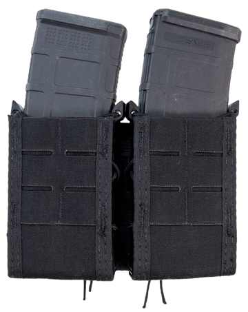 High Speed Gear TACO Double Duty Double Rifle Mag Pouch Black Nylon MOLLE