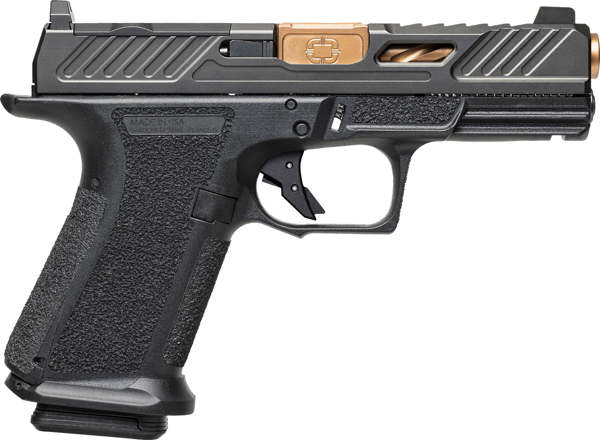 Shadow Systems MR920 Elite 9mm Luger 4" 15+1 Semi-Auto Pistol - Black/Bronze