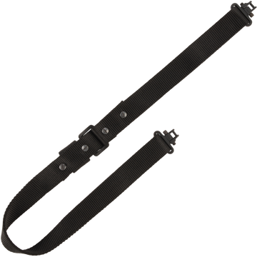 Allen 8061 Quick Adjusting Rifle Sling w/Swivels Black Nylon 1.25" 26"-33"