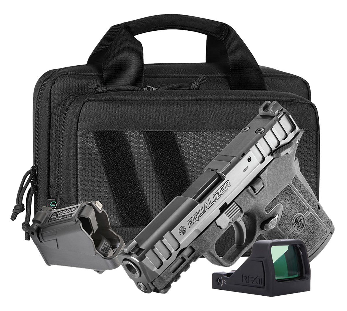 Smith & Wesson Equalizer 9mm 3.68" 15+1 SAO Micro Compact Pistol - Carry On Bundle