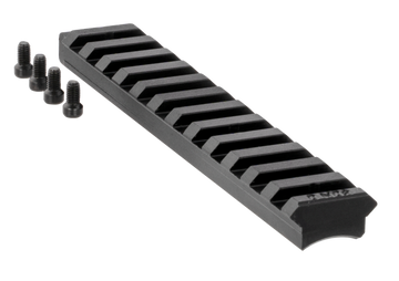 Ruger 90673 Picatinny Rail Ruger Precision Rimfire 0 MOA 5.25" Aluminum Black Hardcoat Anodized