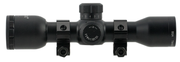 BSA TW4X30 Tactical Weapon 4x30mm 1in Tube Mil-Dot Rifle Scope - AR/SKS Mounts - Matte Black