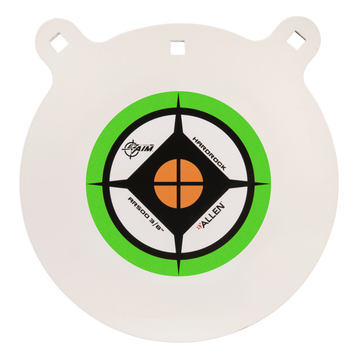 EZ-Aim Hardrock 12" AR500 Steel Gong Target 3/8" Thick Hanging Black/Green/White