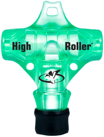 Primos 838 High Roller Duck Whistle Call Green Polycarbonate