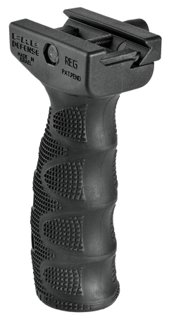 FAB Defense REG Ergonomic Rubberized Tactical Foregrip w/Waterproof Storage 4.6" Black