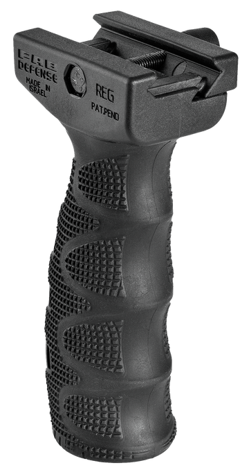 FAB Defense REG Ergonomic Rubberized Tactical Foregrip w/Waterproof Storage 4.6" Black