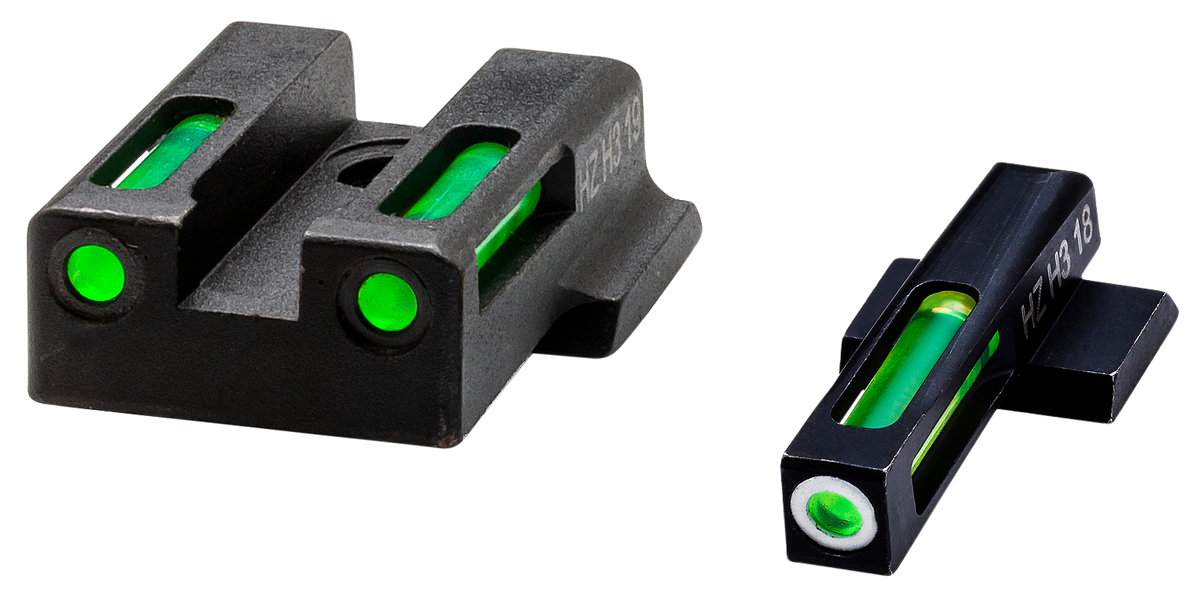 Hiviz LiteWave H3 Sight Set S&W M&P 9EZ Tritium/Fiber Optic