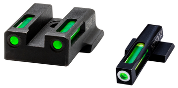 Hiviz LiteWave H3 Sight Set S&W M&P 9EZ Tritium/Fiber Optic