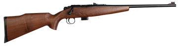 Crickett KSA20411 Model 722 Sporter Compact 22 LR 16.25" 7+1 Bolt Action Rifle - Walnut Stock