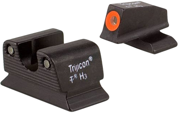 Trijicon HD Night Sights Green Tritium Orange Outline Front / Black Outline Rear - Beretta PX4