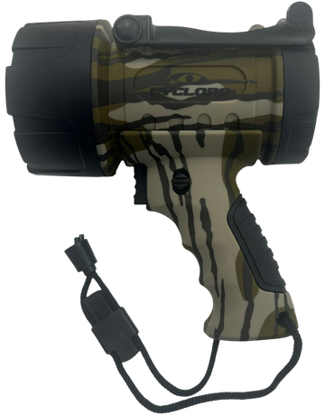 Walkers Game Ear Cyclops Spotlight 600 Lumen Waterproof Mossy Oak Bottomland