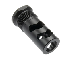 Wilson Combat Whisper Rapid-Thread Flat Back Muzzle Brake .458 Cal 11/16x24 Black Melonite
