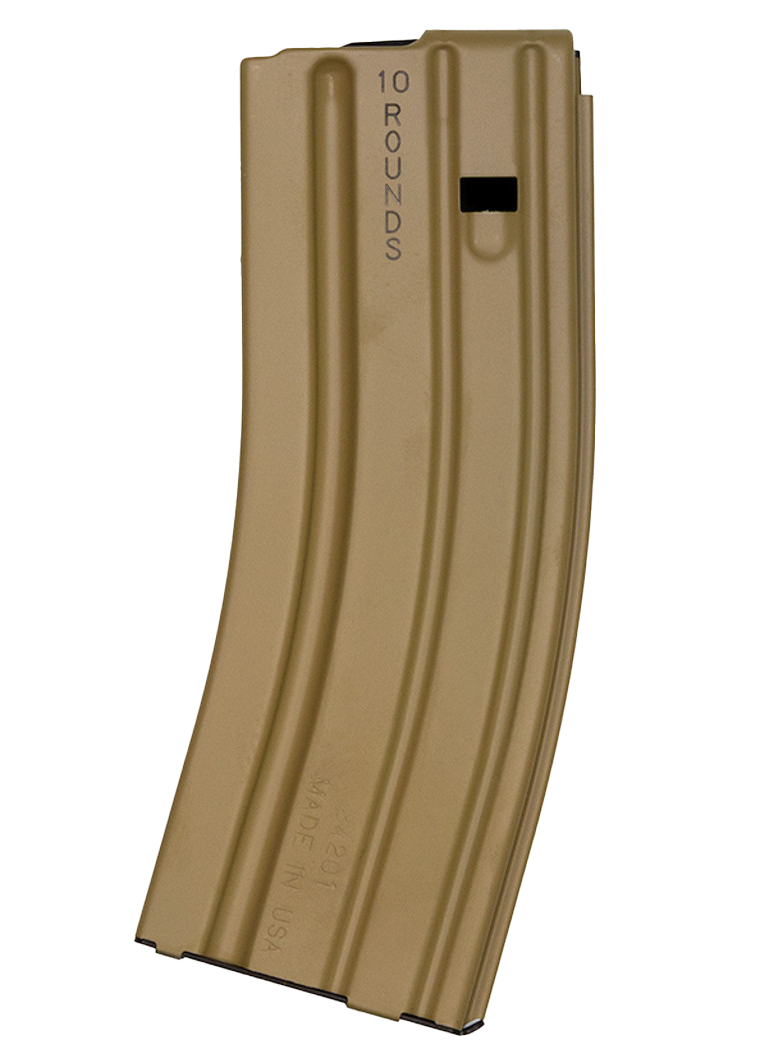 C Products Defense Inc DURAMAG 5.56/300BLK 10/30rd USGI FDE Aluminum AR-15 Magazine