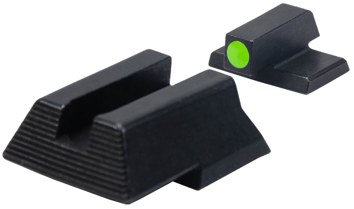 HK Night Sight Set Green Tritium Black Frame - Fits HK VP9/VP40/P30/HK45