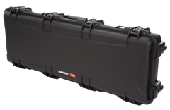 Nanuk 990 47" Black Polymer Tactical Rifle/Takedown Shotgun Case w/ Foam & Wheels