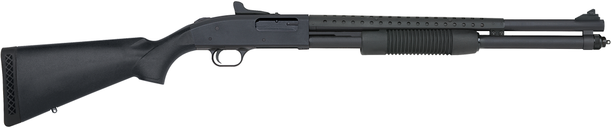 Mossberg 590 Persuader 12 Gauge 20" 8+1 Pump Shotgun - Heat Shield, Ghost Ring Sights