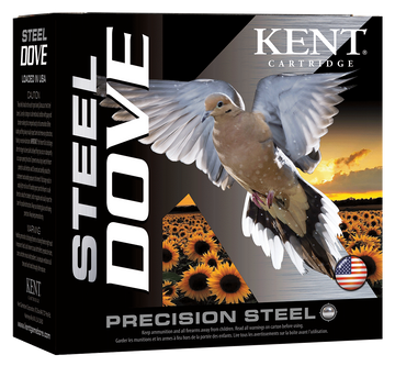 Kent Cartridge Steel Dove 12 Gauge 2.75" 1 oz #6 Shot - Box or Case