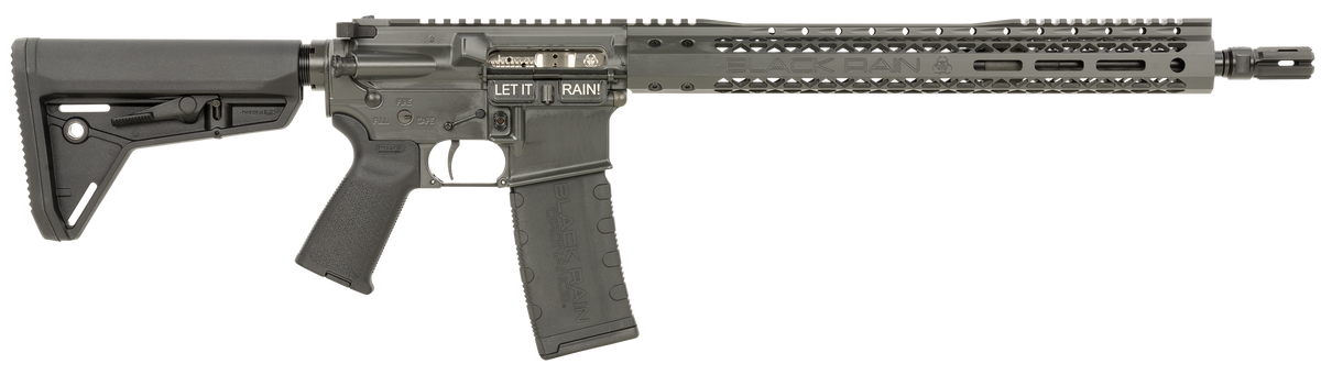 Black Rain Ordnance Spec 15+ SSP 5.56x45mm NATO 16" 30+1 Semi-Auto AR-15 Rifle - Smoke