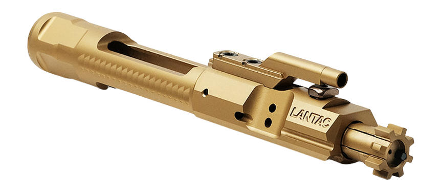 LANTAC USA E-BCG Enhanced BCG .223/5.56 TiN Gold AR-15 Bolt Carrier Group