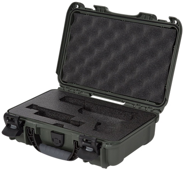 Nanuk 909 Glock-Compatible Pistol Case Olive Resin