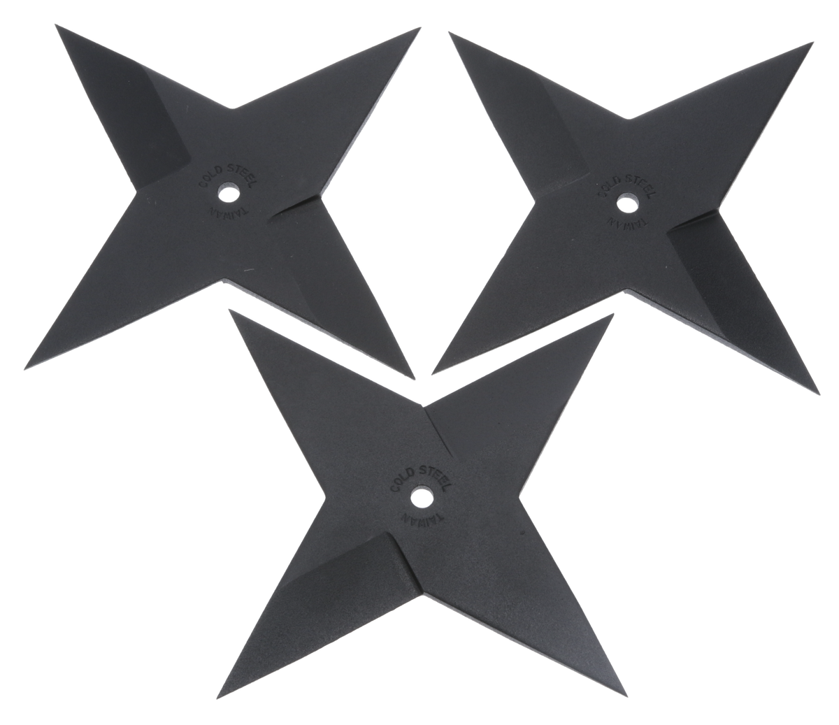 Cold Steel Sure Strike Medium 5.3" Carbon Steel Throwing Star 3-Pack