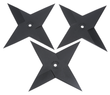 Cold Steel Sure Strike Medium 5.3" Carbon Steel Throwing Star 3-Pack