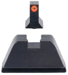 Trijicon GL201-C-601138 Suppressor/Optic Height Night Sights Green Tritium/Orange Outline Front, Black Rear - Glock 17/17L/19/22 Standard Frame