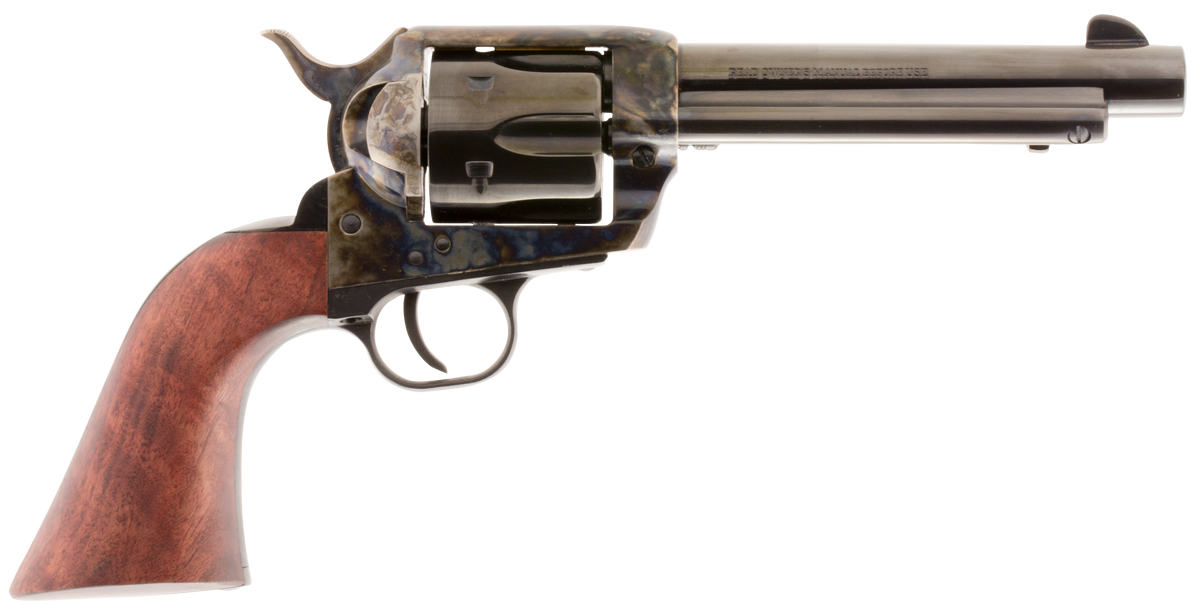 Traditions 1873 Frontier 357 Mag 5.50" 6-Shot SAO Revolver - Color Case Hardened Frame, Blued Barrel, Walnut Grip