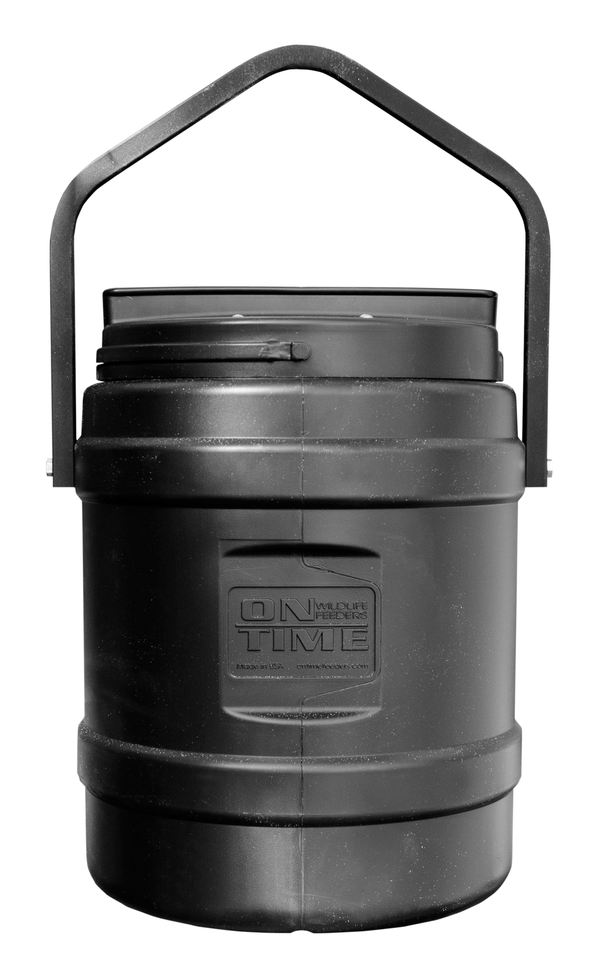 On Time 73000 Rice Bran Feeder 10 Gallon Hanging Bracket 1-6 Feeding Times 1-30 Sec