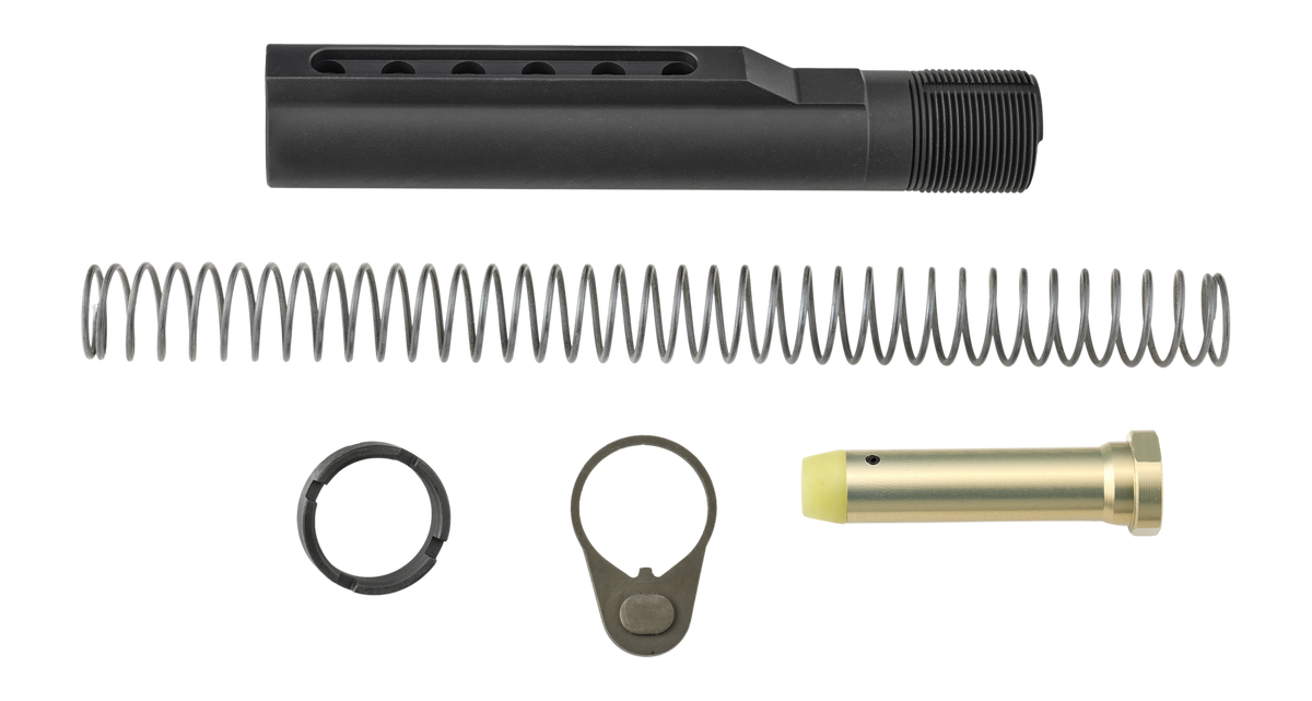 Ruger 91006 AR-15 Buffer Tube Kit 6-Position Mil-Spec 7075-T6 Aluminum