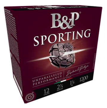 B&P Ammunition Sporting Clay 12 Gauge 2.75" 1 oz #8 Shot - Box or Case