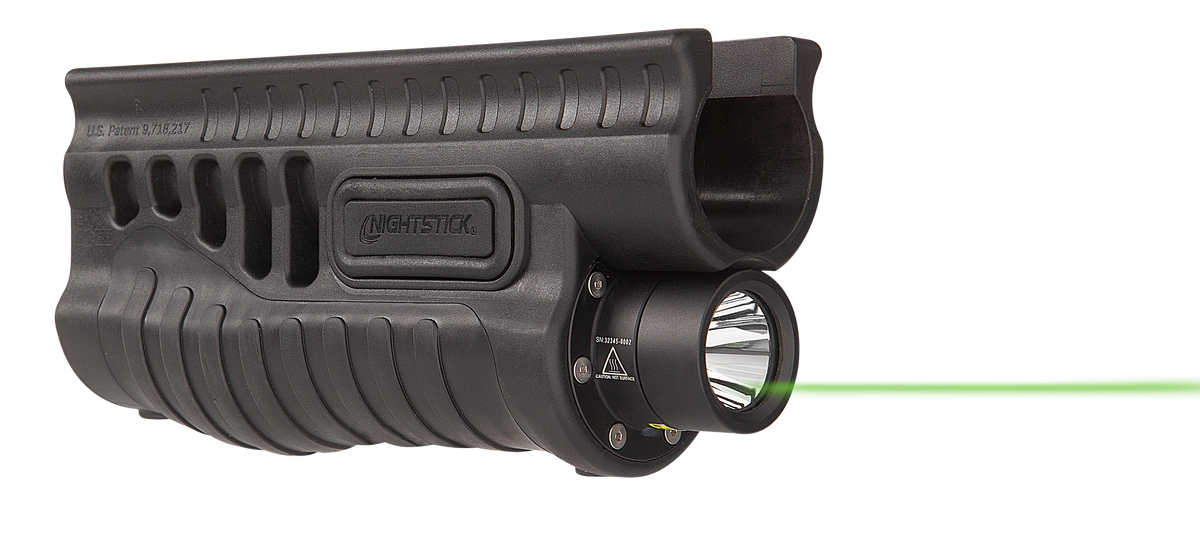Bayco Nightstick SFL-13GL Shotgun Forend Light 1200 Lumens LED w/Green Laser - Remington 870/TAC-14