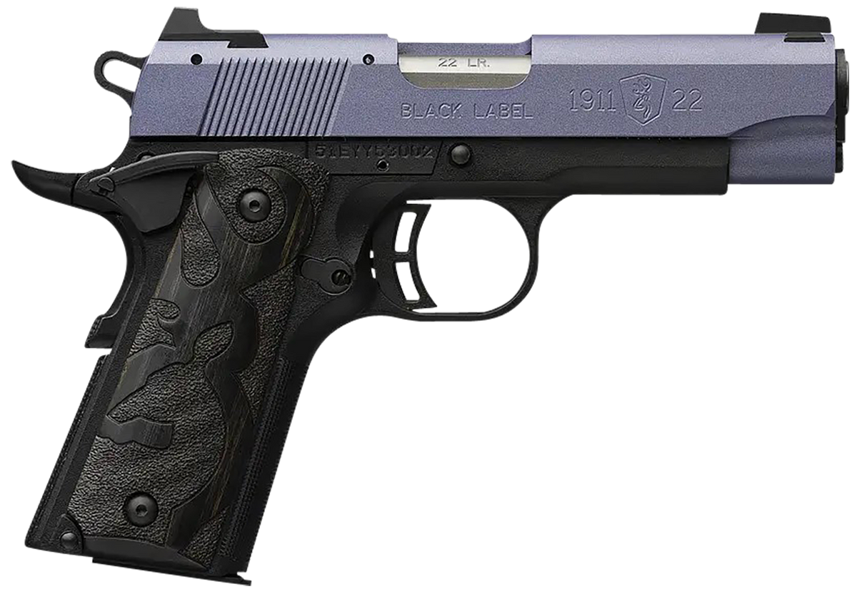 Browning 1911 Black Label Compact 22 LR 3.63" 10+1 Semi-Auto Pistol