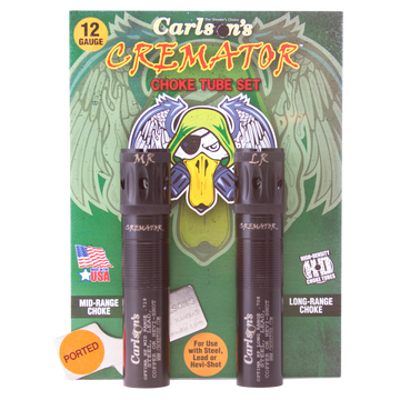 Carlsons Cremator Beretta Optima HP 12 Gauge Mid/Long Range Ported Choke Tube 2-Pack