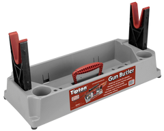 Tipton Gun Butler Rifle/Shotgun Cleaning Station 23.25 in Gray/Red Polymer