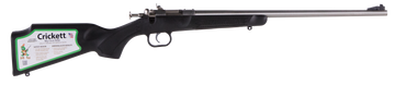 Crickett KSA2295 Youth 22 WMR 16.12" 1-Rd Bolt Action Rifle - Black Synthetic Stock