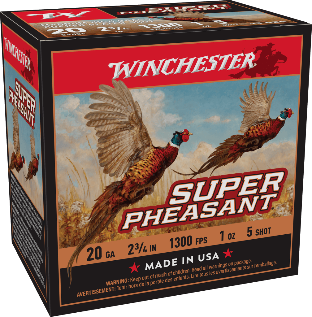 Winchester Ammo Super Pheasant Magnum 20 Gauge 2.75" 1 oz #5 Shot 25 Rd - Box or Case