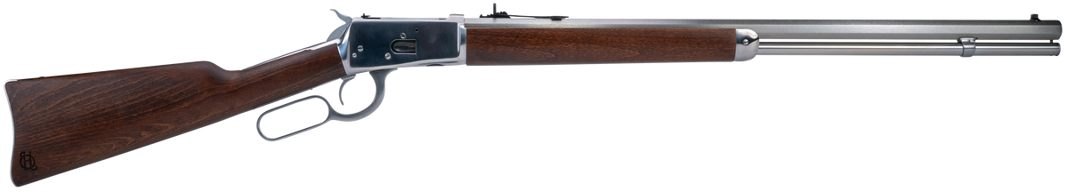 Heritage Mfg 92 Ranch Hand 38 Special +P/357 Mag 24" 12rd Lever-Action Rifle - Stainless / Hardwood