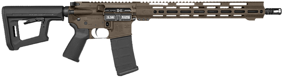 Diamondback DB15 Carbon Series 5.56 NATO 16" 30+1 Semi-Auto AR-15 Rifle - Midnight Bronze Cerakote