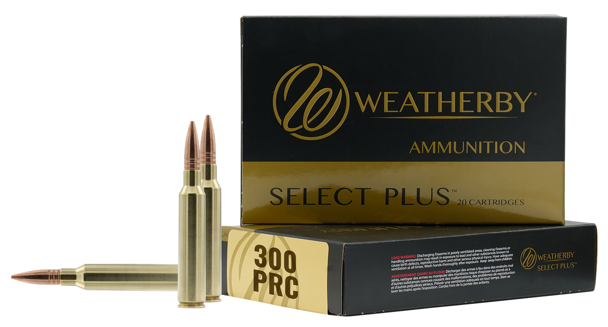 Weatherby Select Plus 300 PRC 195gr Hammer Custom - Box or Case