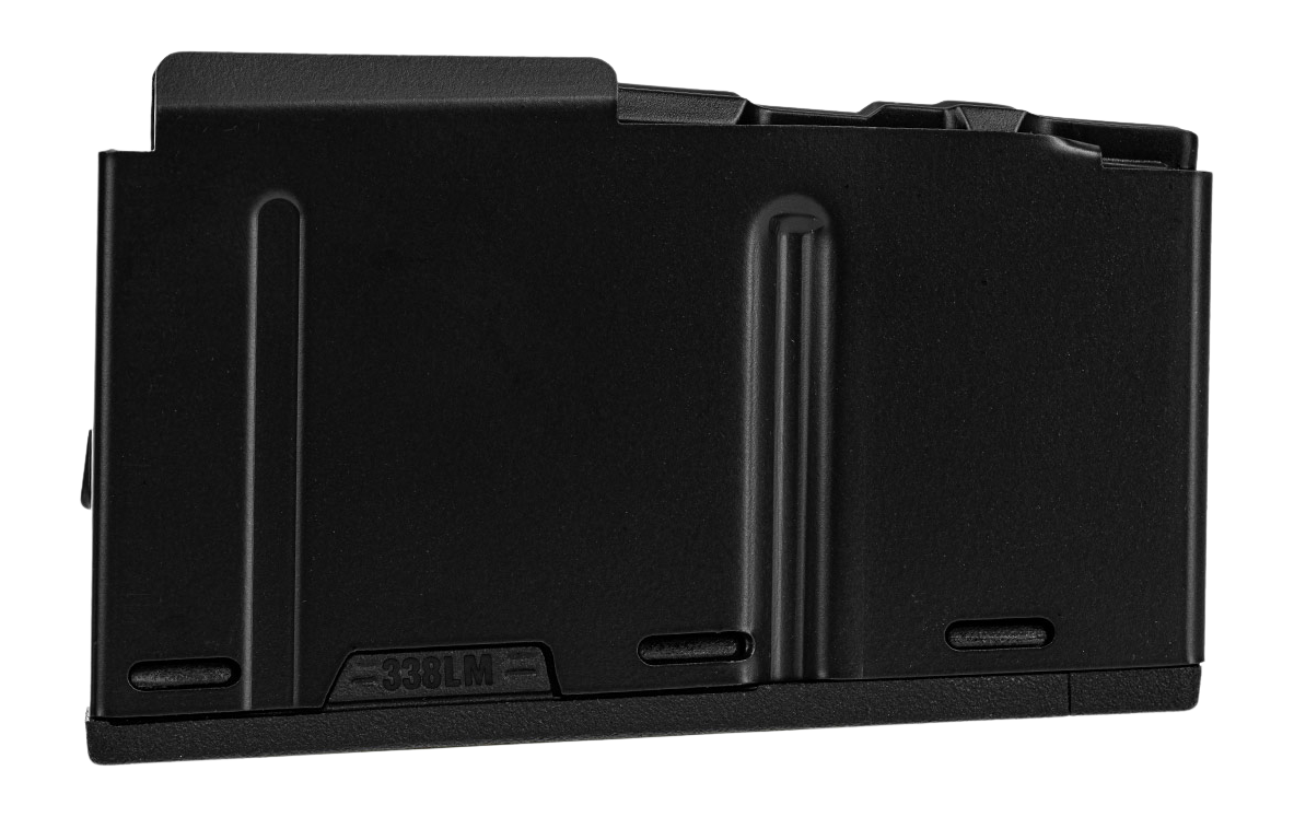 MDT AICS Metal Long Action .338 Lapua Magnum 3-Rd Black Magazine
