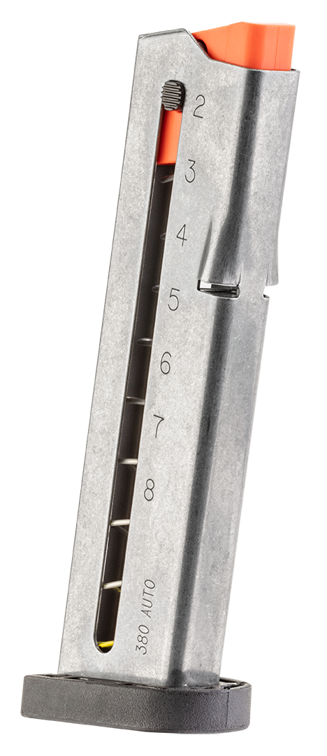 Smith & Wesson 3008882 M&P Shield EZ 380 ACP 8rd Blued Steel Detachable Magazine