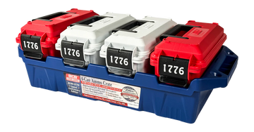 MTM AC4C-1776 4-Can Ammo Crate .30 Carbine Red/White/Blue - Limited Edition