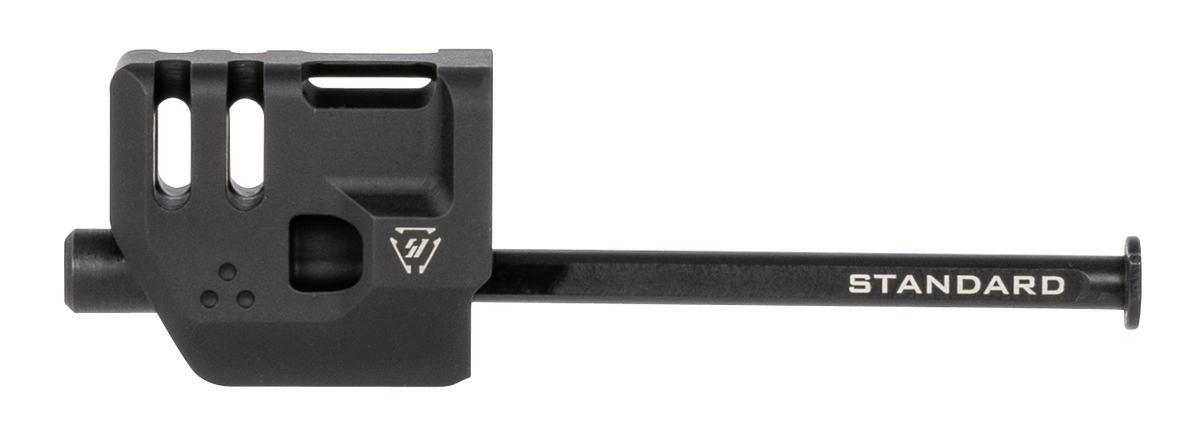 Strike Industries Mass Driver Compensator 9mm Luger 1.41" Black Aluminum for Glock 17 Gen4