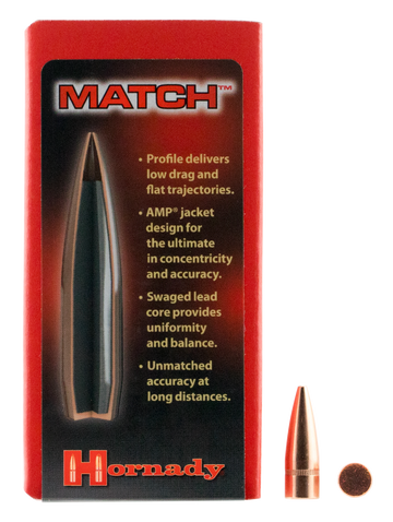 Hornady Traditional Varmint 30 Cal .308 125 gr Hollow Point Rifle Bullets - 100 Per Box