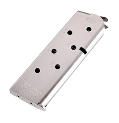 Chip McCormick Custom Match Grade 1911 Officer 45 ACP 7rd Stainless Steel Magazine