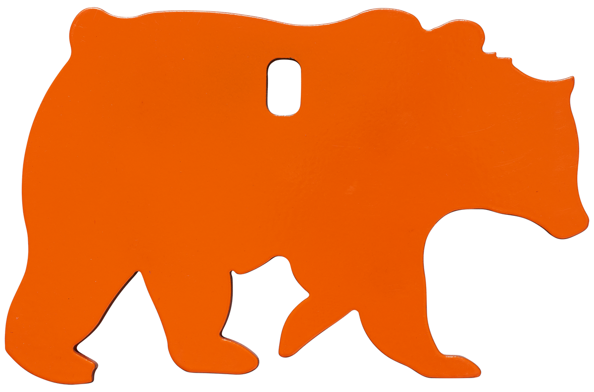 Champion Targets Impact Steel Animal 4-Pack Rimfire Targets .22 LR Orange