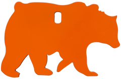 Champion Targets Impact Steel Animal 4-Pack Rimfire Targets .22 LR Orange